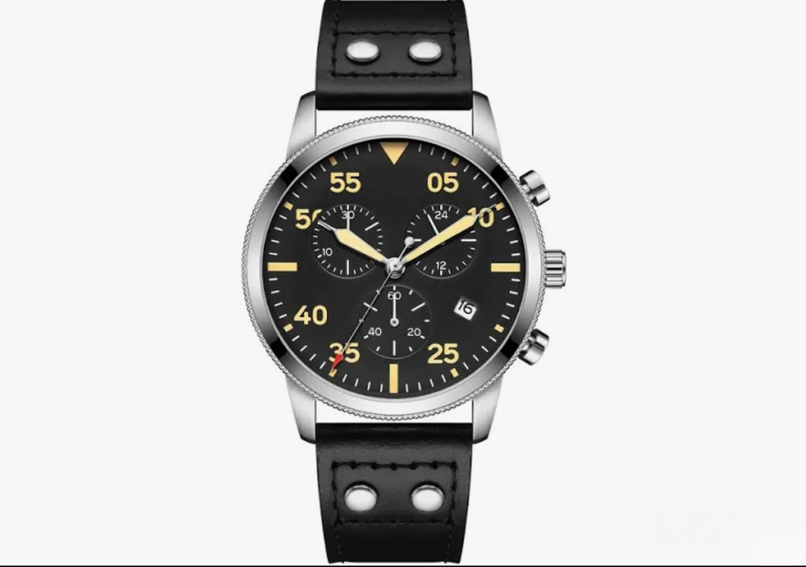 Tévar AeroChron 42 – Precision Pilot’s Chronograph with 24-Hour Function