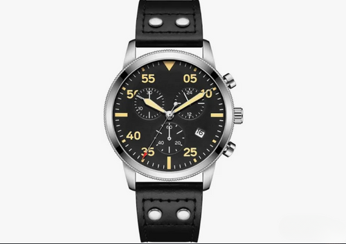 Tévar AeroChron 42 – Precision Pilot’s Chronograph with 24-Hour Function