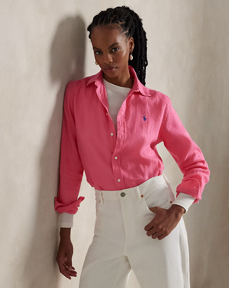 RL Shirt | Classic Fit Linen Shirt